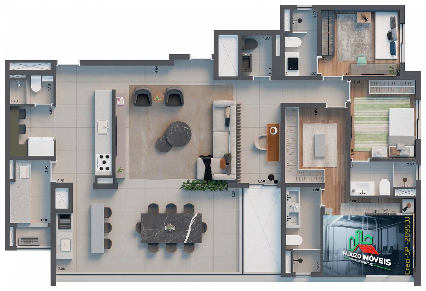 Apartamento à venda com 3 quartos, 147m² - Foto 12